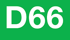 Logo van D66