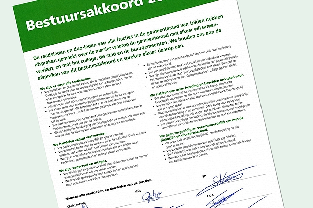 Bestuursakkoord 2026-2030 ondertekend