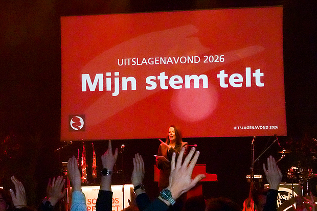 Uitslagenavond openingsscherm Mijn stem telt
