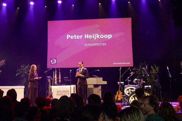 Uitslagenavond - burgemeester aan het woord